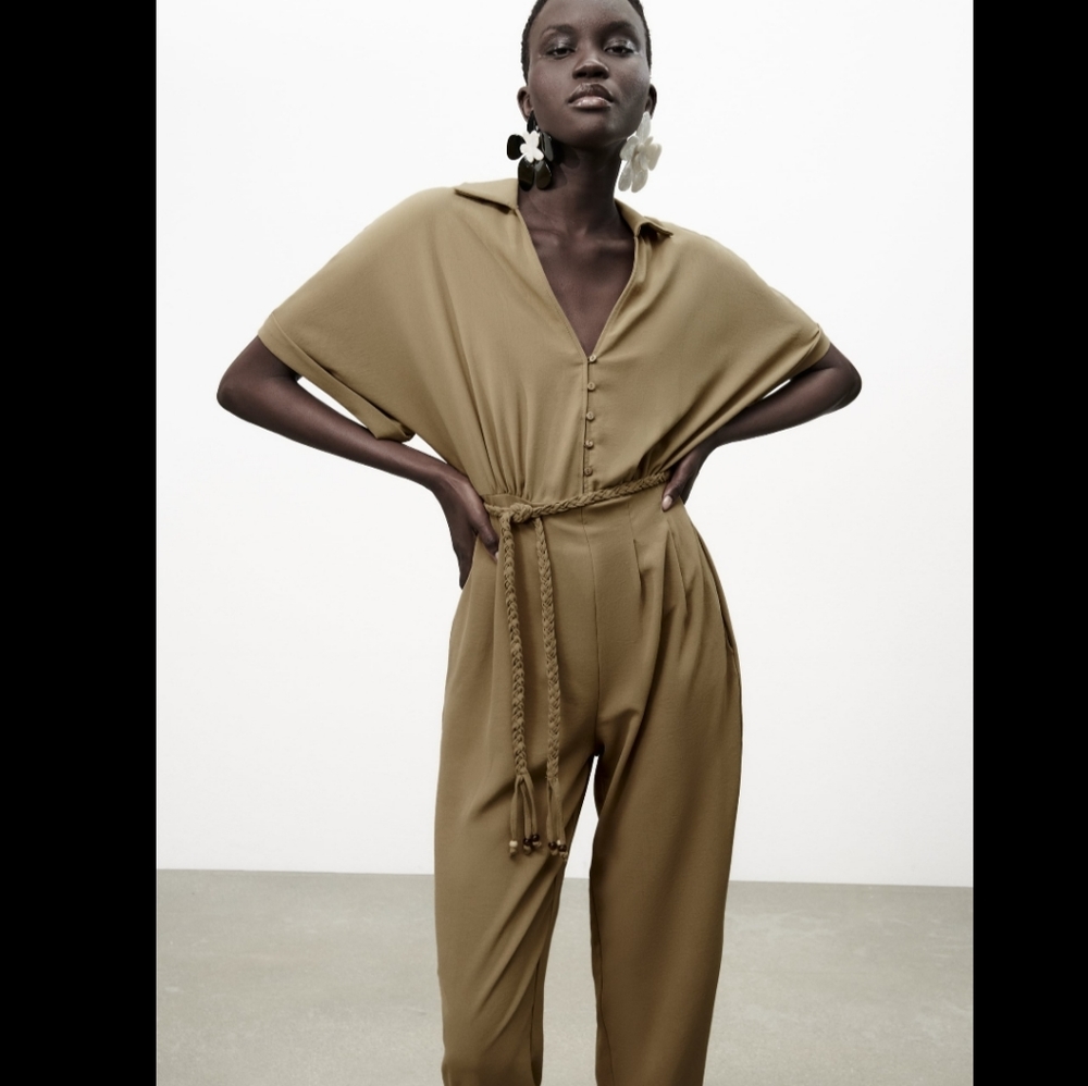 Zara jumsuit with belt